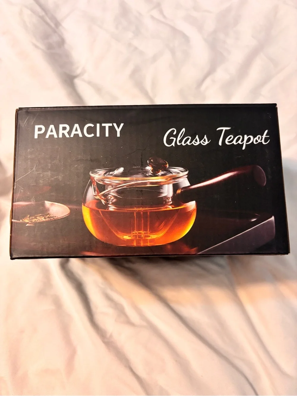 Glass Teapot - Clear Glass with internal diffuser. Never used.